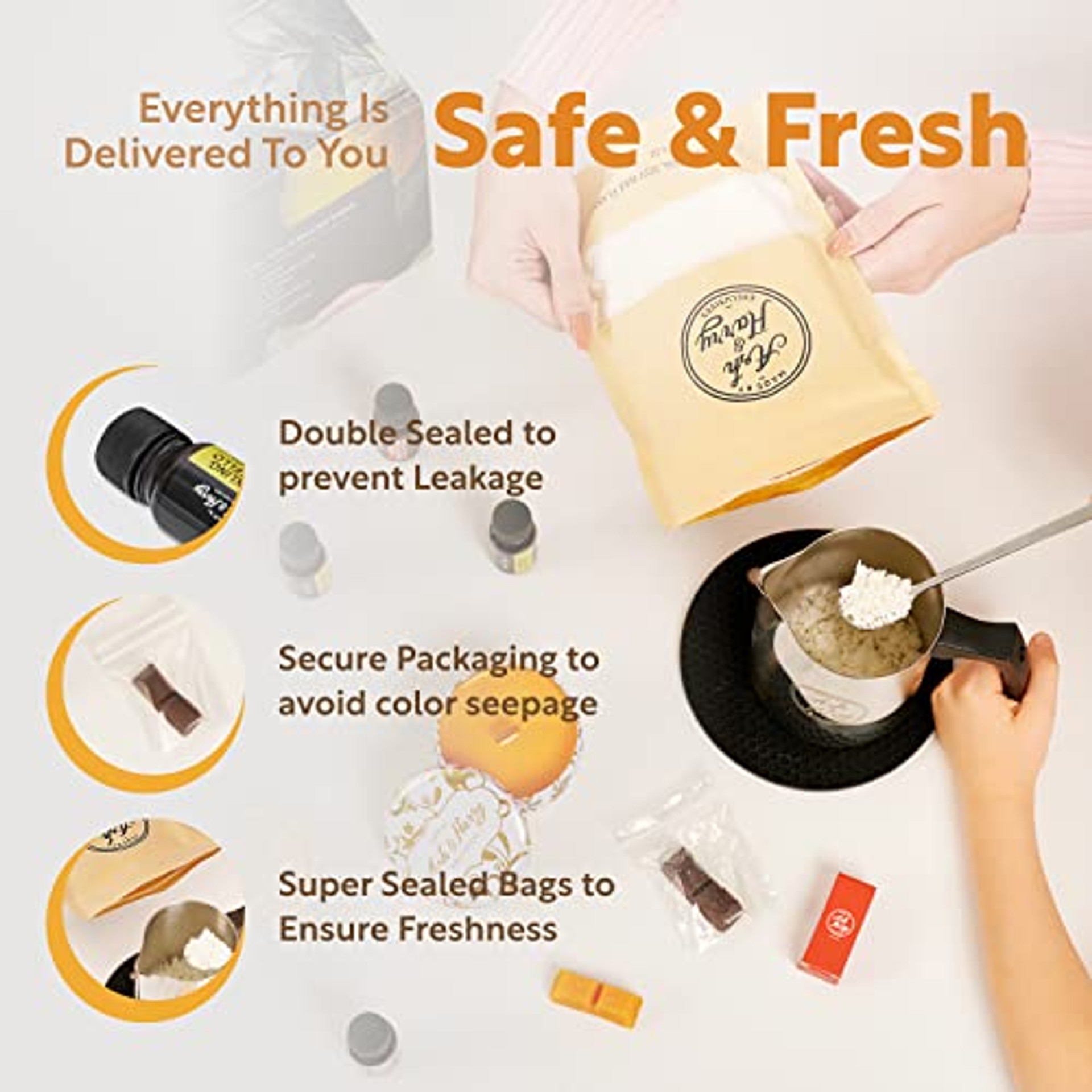 Candle melter plate clearance