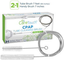 Care Touch CPAP Tube Cleaning Brush - Flexible Stainless (7 Feet) Plus Handy Brush (7 Inches) fits Standard 22mm Diameter Tubing