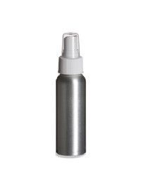 80 ml (2.5 oz) Aluminum Slimline Bottle with White Atomizer