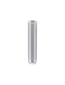 12  60mm, 3ml Test Tube, rimless, no cap, non-sterile, 10 bags of 500 tubes per unit-PP Material