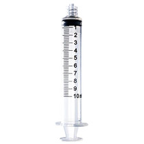 10ml Sterile Syringe with Luer Lock Tip, - (No Needle) - 100 DPS Syringes in Trays ( 2 Trays of 50)