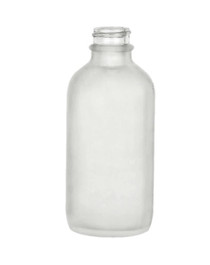 4 Oz Frosted Glass Bottle with 22-400 Neck Finish Case of 128