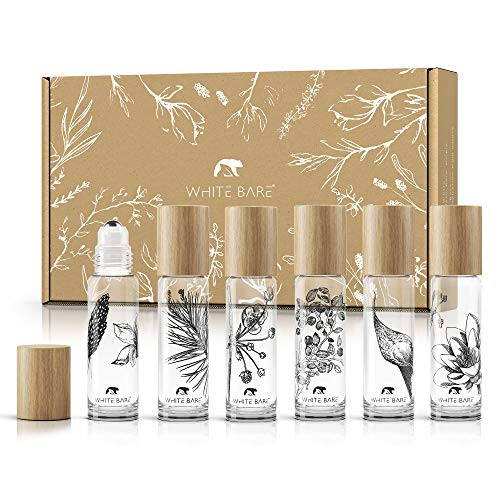 25 Pack Roller Bottles, Sungwoo 10 Milliliter Essential Oil Glass