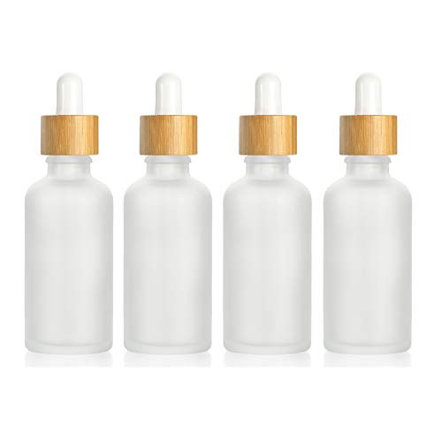 Glass Dropper Bottles,50 Packs Essential Oil Dropper Bottle Clear Glass ...
