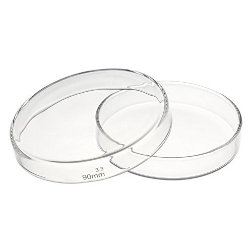 Glass Petri Dish Petri Plates Tissue Culture Plate 5 Pcs (90 mm)