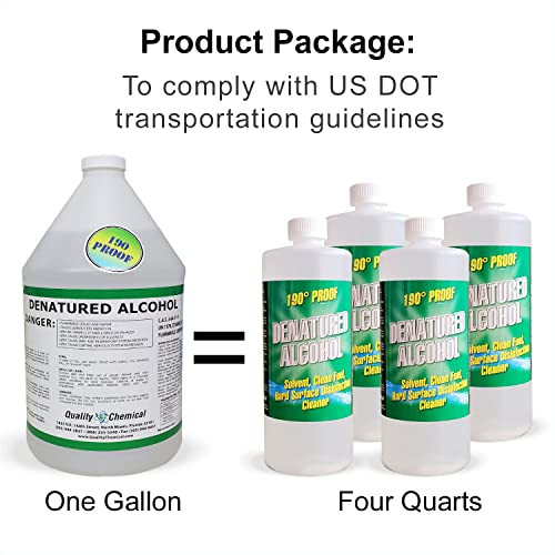 Denatured Alcohol 1901 Gallon (128 oz.)
