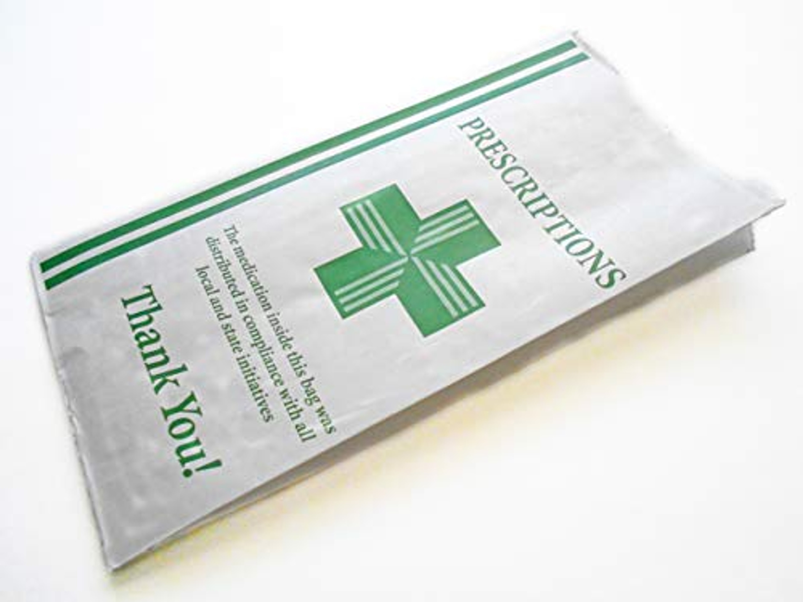 Kraft Pharmacy Prescription Bags