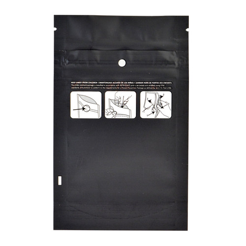 DymaPak Child Resistant Black Mylar Bag 1 Ounce - 1000 Count DymaPak Child Resistant Black Mylar Bag 1 Ounce - 1000 Count