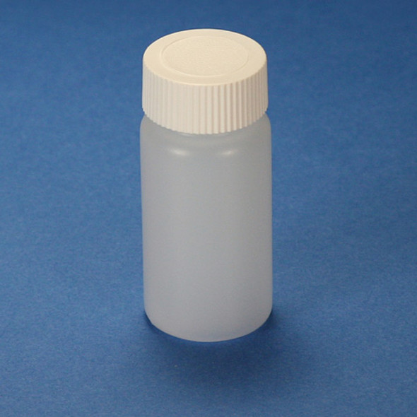 Scintillation Vial, 20mL, HDPE, with Separate White Screw Cap