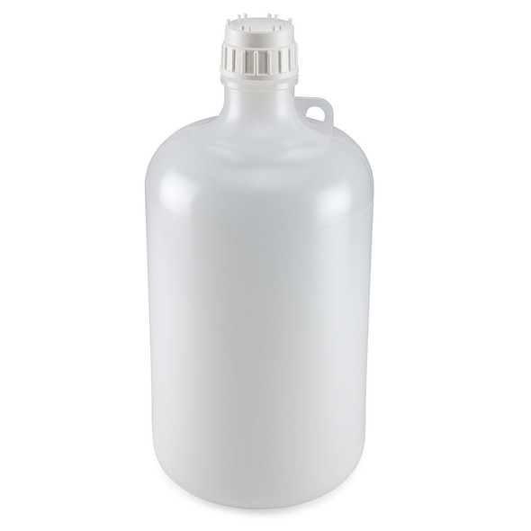 Bottle, Narrow Mouth, LDPE Bottle, Attached PP Screw Cap, 8 Litres (2 Gallons)