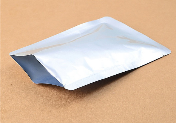 5.75" x 2.88" Heat Seal Aluminum Foil Vacuum Bag 3 Sides Sealed Storage Bag, pack of 100