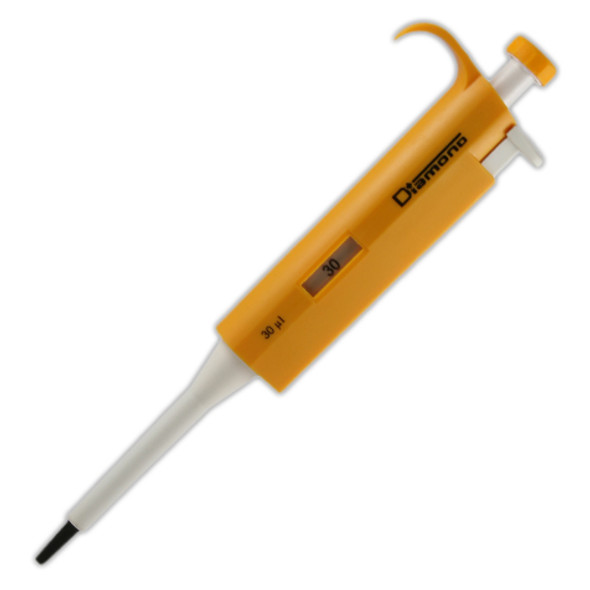 Pipette, Diamond, Fixed Volume, 30uL, Yellow