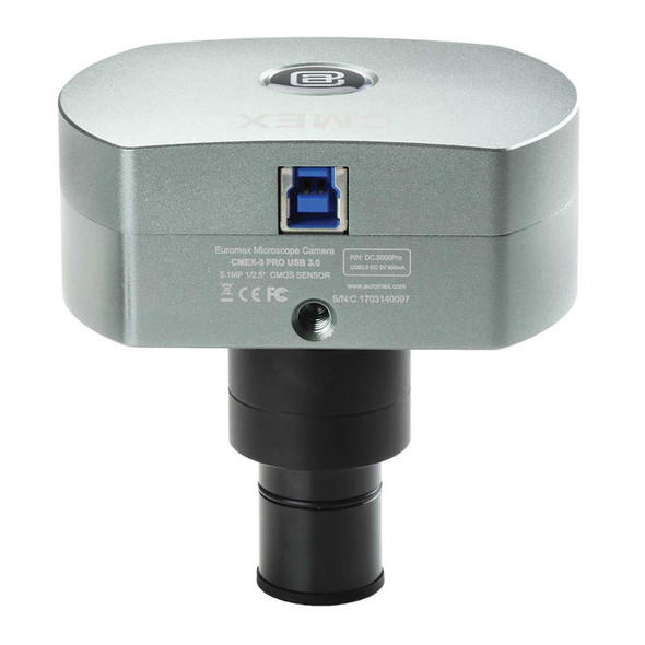 CMEX-5 Pro, 5.0MP digital USB-3 camera with 1/2.5 inch CMOS sensor