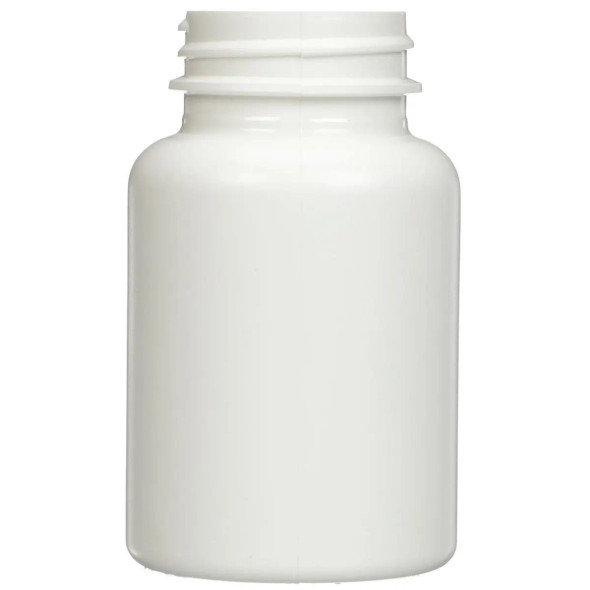 120 CC WHITE HDPE ROUND PACKER BOTTLE 38-400 NECK FINISH- Case of 525