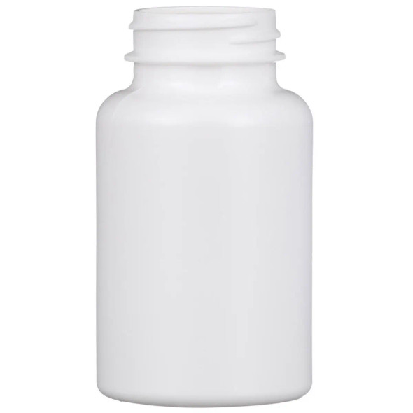 150 CC WHITE HDPE PLASTIC PACKER BOTTLE 38-400 NECK FINISH- Case of 525