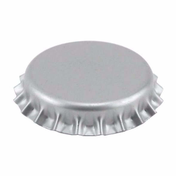 FastRack 144 Oxygen Absorbing Beer Bottle Caps, 26mm US Standard Size Pry Off Silver Crown Caps for Homebrew, PVC Free Caps for Beer Bottles