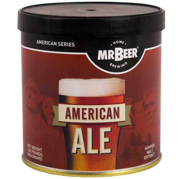 Mr. Beer American Ale 2 Gallon Homebrewing Refill, Red/Black