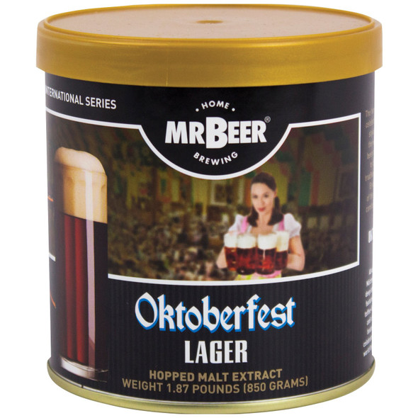 Mr. Beer Oktoberfest Lager 2 Gallon Homebrewing Refill, Brown