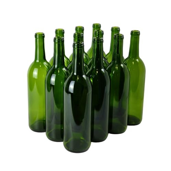 Home Brew Ohio 6 Gallon Bottle Set: Green Claret/Bordeaux (36 Bottles)