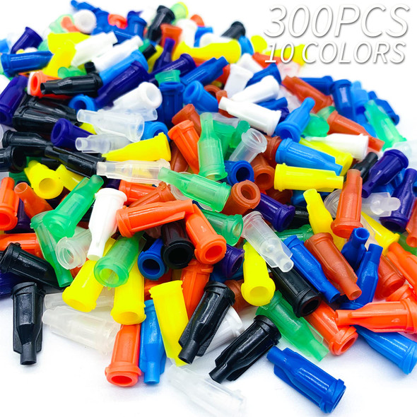 Dynapex Pair Male Luer Lock Syringe Fitting Plug Caps - PP Plastic