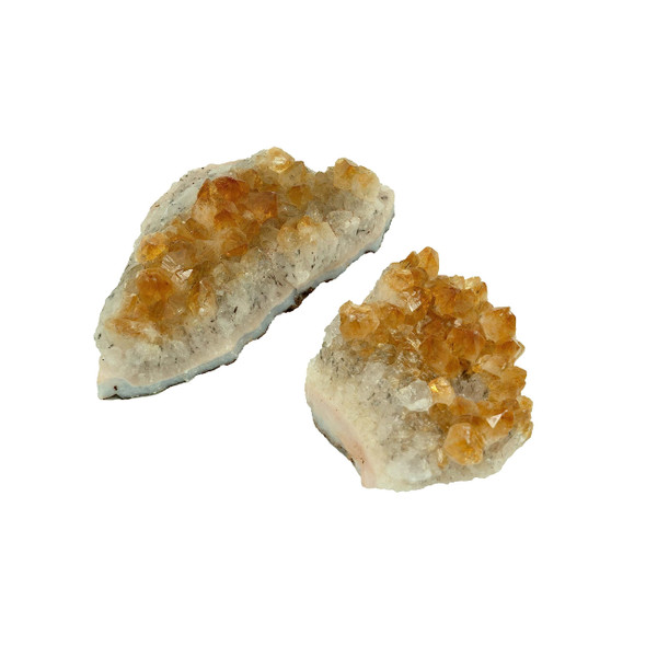 Mineralist Collection Healing Stones - High Energy Amethyst Citrine Chunk - Decorative Spiritual Crystal Gemstones, Natural Chunk for Meditation, Chakra, Decorations, Aura - 1lb