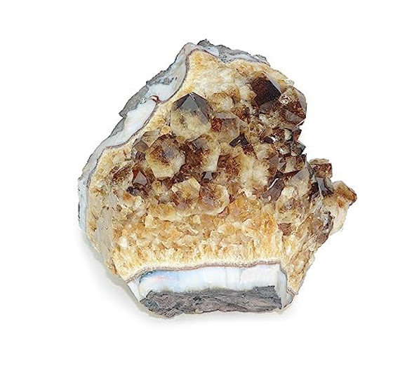 Mineralist Collection Healing Stones - High Energy Amethyst Citrine Chunk - Decorative Spiritual Crystal, Natural Chunk for Meditation, Chakra, Decorations - 5-7lb