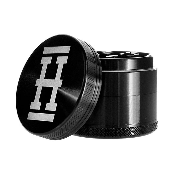 Black 4 Part Grinder 55mm- Pack of 6