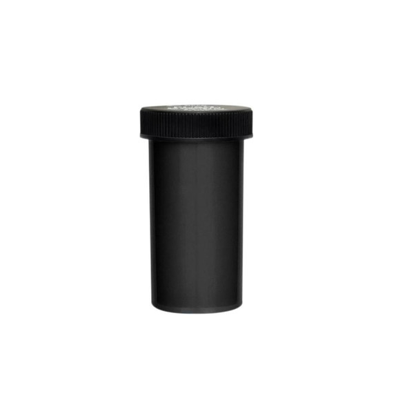 (Pk of 620) Push & Turn Cap Vial Black 13 Dram