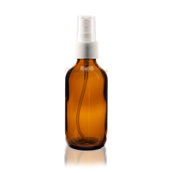 1 oz (30ml) AMBER Glass Bottle with Silver 20-400 lid with foam liner