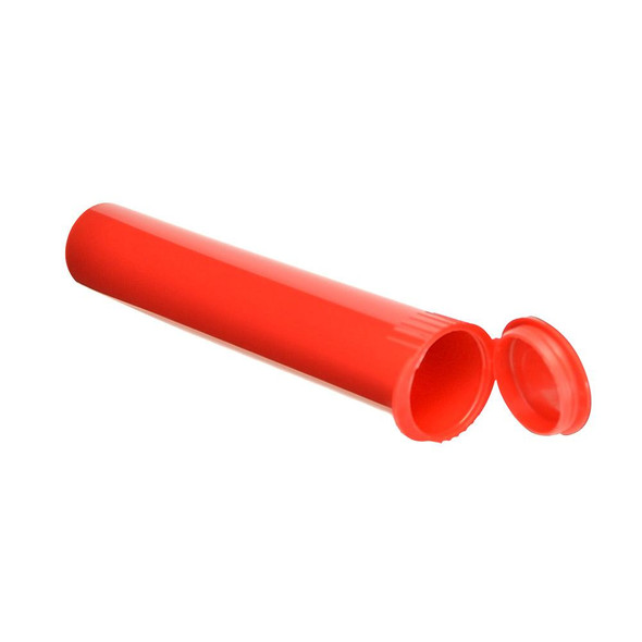 Opaque Red Child Resistant Tube 95mm - 1,000 Count