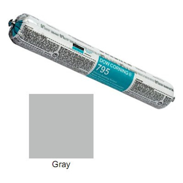 Gray Dow Corning 795 Silicone Building Sealant - Sausage