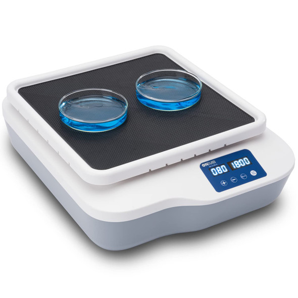 Digital Orbital Shaker Adjustable Speed 40-200RPM,Capacity 2KGS, Orbital Rotator Shaker with Continuous Mode(Set time to Zero) or Timer Mode, LCD Display Speed and time, Labs and Classrooms