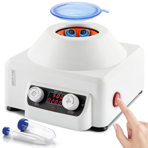 Centrifuge Machine, 4000RPM Lab Benchtop PRP Centrifuges, 15ML*6 Electric Desktop Centrifuge with Digital Control 110V