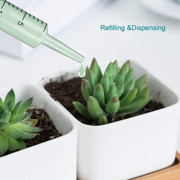 12Pack 60ml Syringe for Liquid - Large Plastic Syringes Without Needle for Food Thick Liquids and Irrigation Water, Lip Gloss Filling, Feeding Dogs Meds, Measuring ( 12 Pack 60 ml / cc )