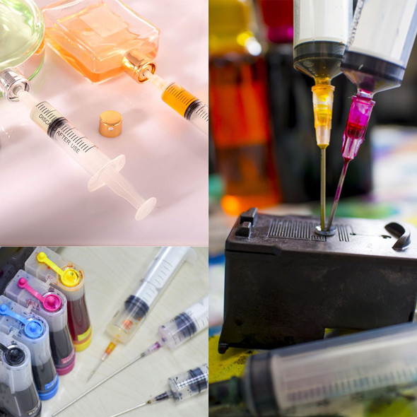 100pcs 27Gauge 1 inch Needles for Lab Accessories, Measuring and Refilling Inks