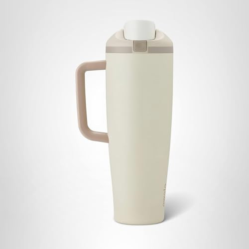 Owala FreeSip Tumbler - Stainless Steel - 40-oz. - Tan (Lightly Toasted)