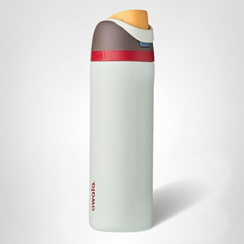 Owala FreeSip Insulated Stainless Steel Water Bottle with Straw, BPA-Free Sports Water Bottle, Great for Travel, 24 Oz, Boneyard