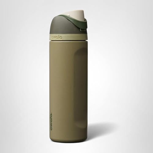 Owala FreeSip Insulated Stainless Steel Water Bottle with Straw, BPA-Free Sports Water Bottle, Great for Travel, 32 Oz, Off Road