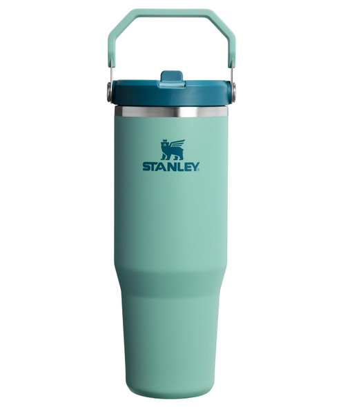 STANLEY IceFlow 2.0 Flip Straw Tumbler with Handle 30 oz | Twist On Lid and Flip Up Straw | Leakproof Water Bottle | Insulated Stainless Steel | BPA-Free | Spring Green