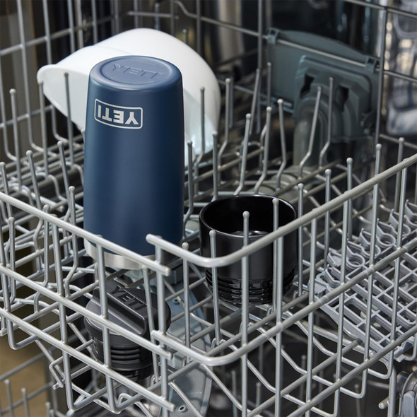 YETI Rambler 16 oz Travel Bottle, Stainless Steel, Vacuum Insulated with Leakproof Commuter Cap, Cherry Blossom