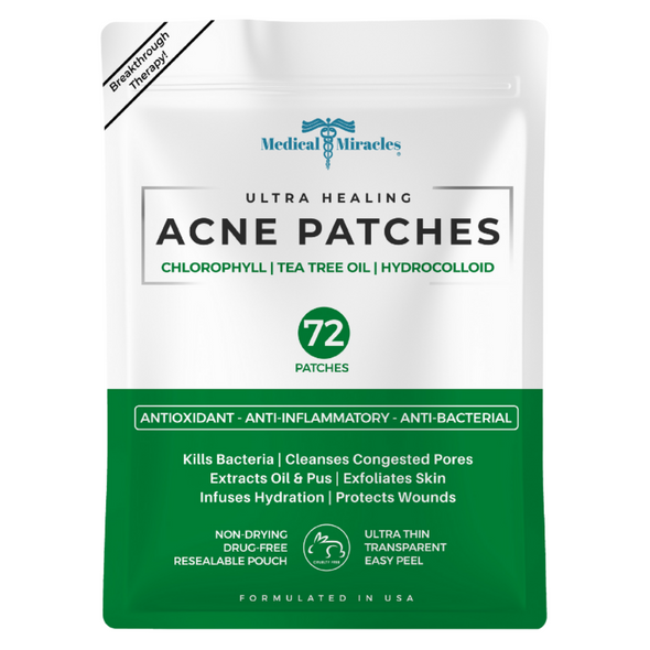 Chlorophyll and Hydrocolloid Acne Patches