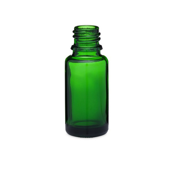 1/2 oz Green Glass Euro Dropper Bottles w/ 18-415 Black Temper Evident CRC Calibrated Dropper with 65mm pipatte- Case of 192