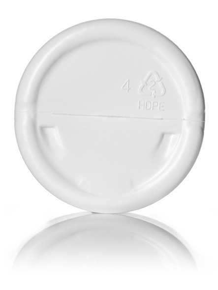 ($.41 ea) 6 oz white HDPE single wall jar with 70-400 neck finish- Case of 400