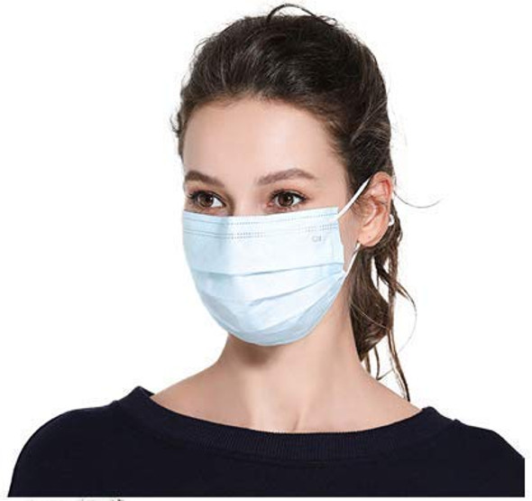 100 PCS Masks for dust protection,Medical Masks Disposable Face Masks with Elastic Ear Loop Disposable Dust & Filter Safety Mask (100 pieces)