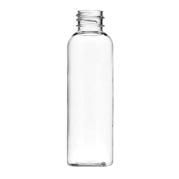 ($.29 ea Pk 1120) 2 oz clear PET cosmo round bottle with 20-410 neck finish