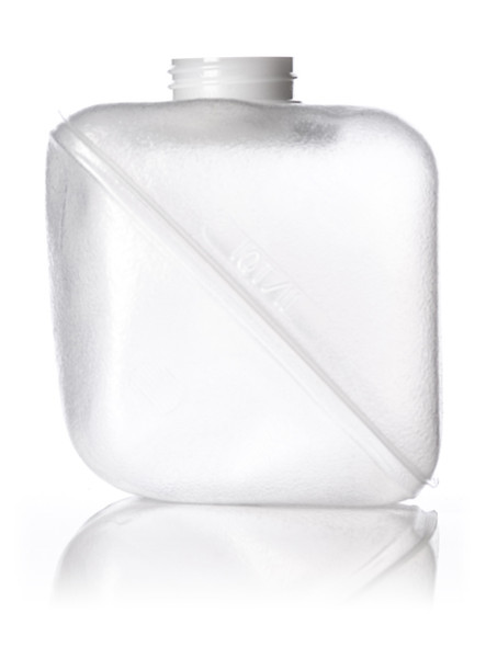 1 gallon clear LDPE collapsible water container with 38-400 neck finish- Set of  40