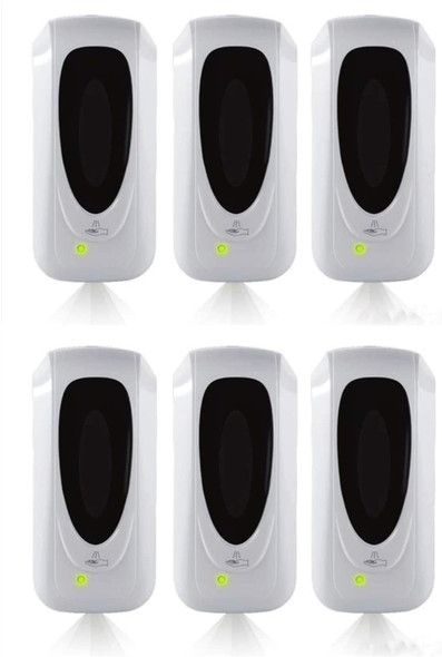 Automatic Soap Dispenser | Hands Free, Touchless, Great for Office, Salon, Restaurant, School, Church, Construction Site- Pack of 6