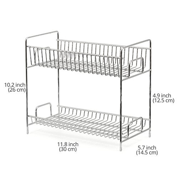 Pinnacle Cookery Bamboo Spice Rack For Countertop – Eco Friendly Space  Saving Wooden Seasoning Organizer 3-Tier Shelf