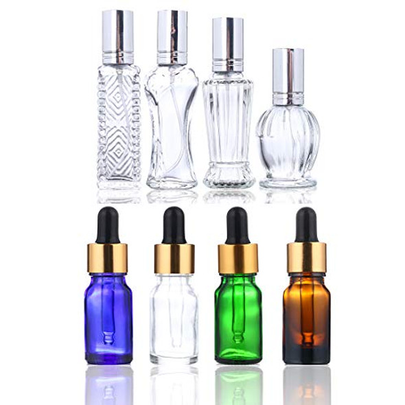 H&D Hyaline & Dora Vintage Refillable Perfume Bottles Glass Empty Spray  Bottle Wedding Gifts Car Decor Set - China Customized Perfume Bottle and  Perfume Bottle with Spray Cap price