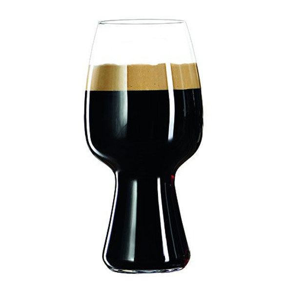 Spiegelau Craft Beer Stout Glass, Set of 2, European-Made Lead-Free Crystal, Modern Beer Glasses, Dishwasher Safe, Professional Quality Beer Pint Glass Gift Set, 21 oz